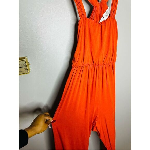 NWT ASOS Maternity Burnt Orange Wide Legged Jumpsuit - Picture 7 of 8